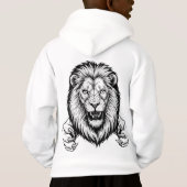 Lion de fer avec des lois (Dos)