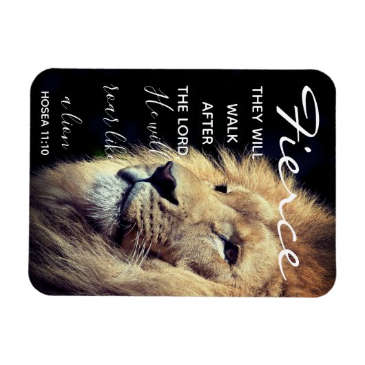 Lion de fer | Magnet d'écriture (Horizontal)