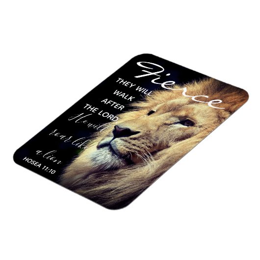 Lion de fer | Magnet d'écriture (Côté Gauche)