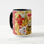 Lion De Juda Agneau De Dieu Mug (Devant gauche)