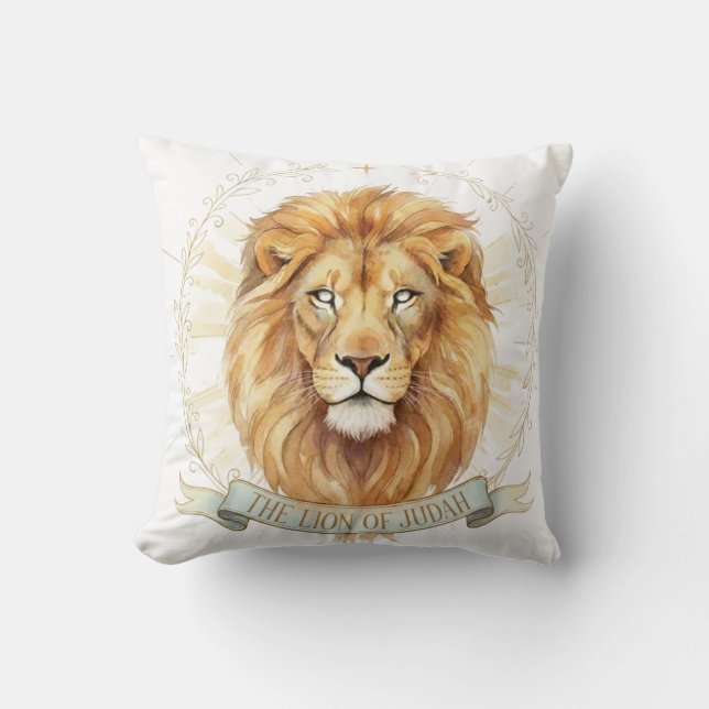 Lion de Juda Coussin de décoration - Décoration ch (Recto)