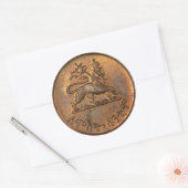 Lion de Juda - Haile Selassie - Sticker Rastafari (Enveloppe)