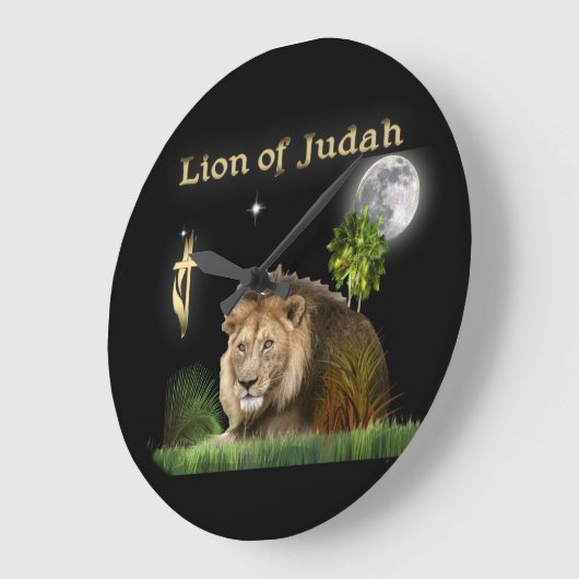 lion de Juda horloge (Angle)