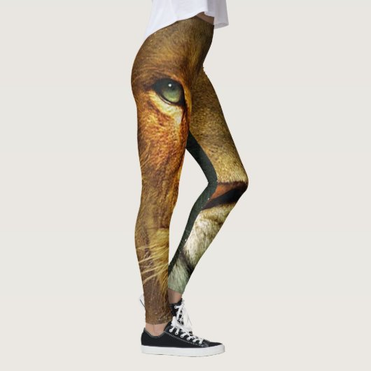 Lion de Juda - Jah Rasta - Power Leggings de Yoga (Droite)