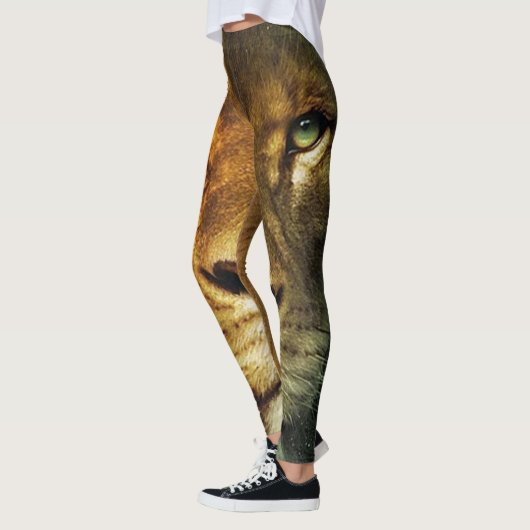 Lion de Juda - Jah Rasta - Power Leggings de Yoga (Gauche)