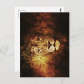 Lion de Juda - Jah Rastafari - Carte postale (Devant / Derrière)