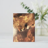 Lion de Juda - Lion - Rastafari - Carte postale (Debout devant)