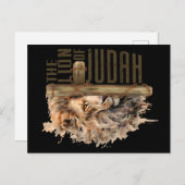 Lion de Judah Carte postale (Devant / Derrière)