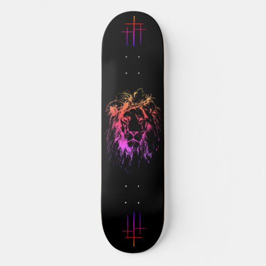 Lion de Judah de skateboard chrétien (Recto)