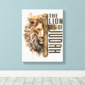 Lion de la Toile de Juda (Insitu (Plancher de Bois))