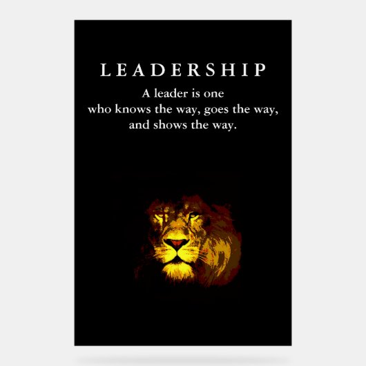 Lion de leadership motivationnel (Recto)