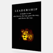 Lion de leadership motivationnel (Angle)