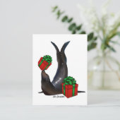 Lion de mer - carte de vacances (Debout devant)