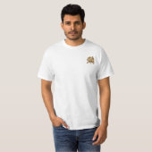 Lion de T-shirt blanc de base de Judah (Devant entier)