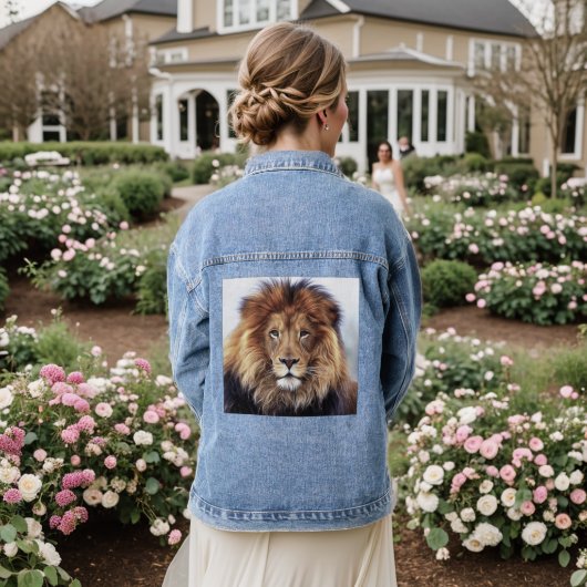 LION Denim Jas Denim Jacket (Huwelijk Achterkant)