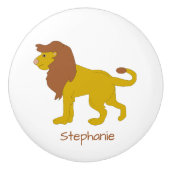 Lion Design Personalised Keramische Knop (Voorkant)