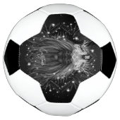 Lion d'étoile avec monogramme de couronne (Tourné)