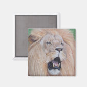 Lion die de natuur voortplant magneet (Voorkant / Achterkant)