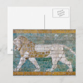 Lion die Ishtar vertegenwoordigt Briefkaart (Voorkant / Achterkant)