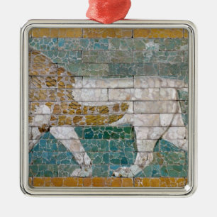 Lion die Ishtar vertegenwoordigt Metalen Ornament