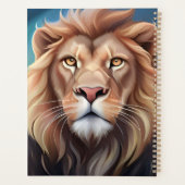 Lion Digitale Kunst Portret-56556 Planner (Achterkant)