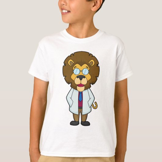 Lion Doctor's mantel T-shirt (Voorkant)