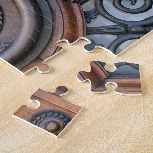 Lion door Knocker - Barcelona, Spanje-8x10 - 110 p Legpuzzel (Zijkant)