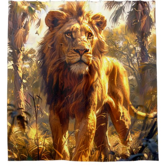 Lion Douchegordijn (Voorkant)