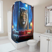 Lion Douchegordijn (In situ)