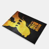 Lion Dream Big Start Small Deurmat (Schuin)