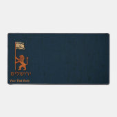 Lion Du Jour De Jérusalem Avec Drapeau (Recto)