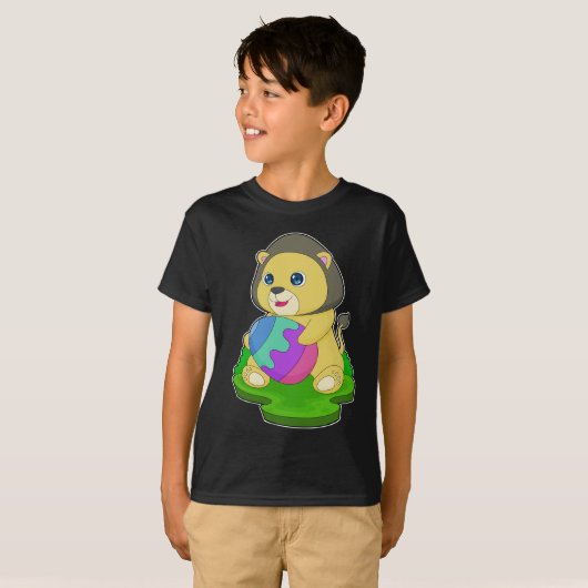 Lion Easter egg T-shirt (Voorkant volledig)