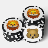 Lion - Emoji Pokerchips (Opstapeling)