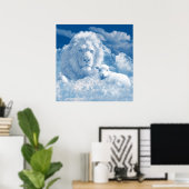 Lion en Lamb Art Poster (Thuiskantoor)