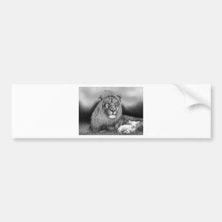 Lion en Lamb Bumpersticker