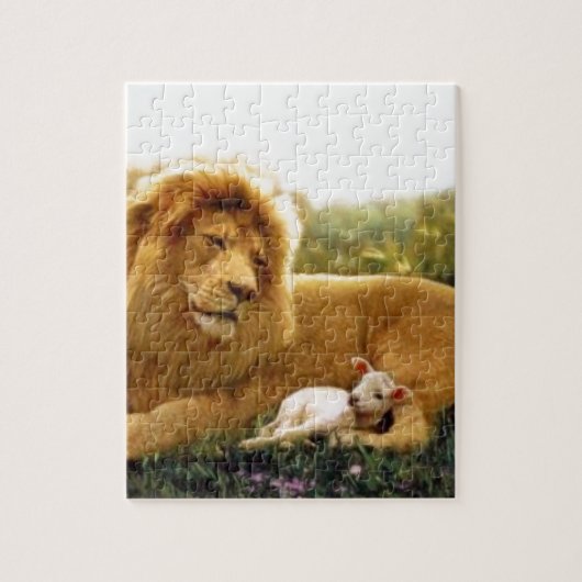 Lion en Lamb Legpuzzel (Verticaal)