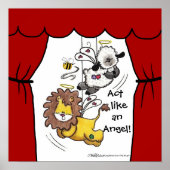 Lion en Lamb-Play Angels Poster (Voorkant)