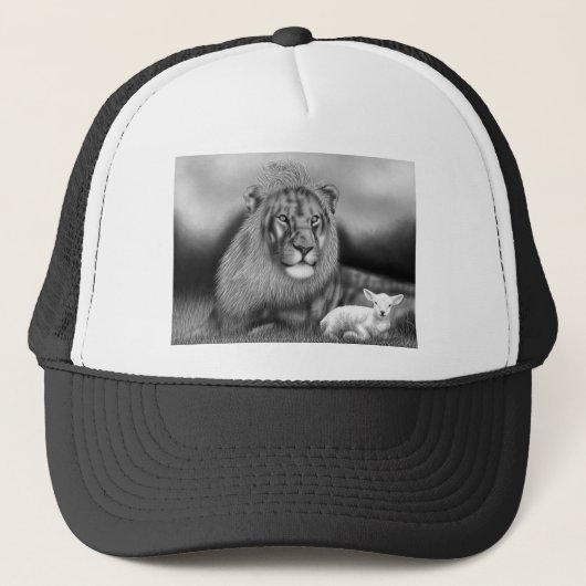 Lion en Lamb Trucker Pet (Voorkant)