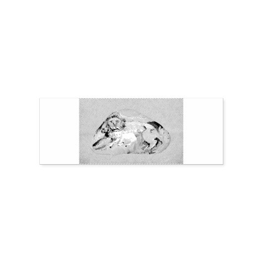 Lion en lammeren  zelfinktende stempel (Design)