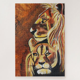 LION EN LIONEN LEGPUZZEL