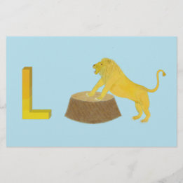 Lion en papier