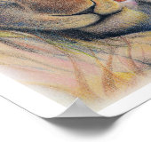 Lion et agneau, affiche (Coin)