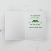 Lion et agneau Carte religieuse de Noël (Intérieur)