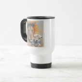 "Lion et agneau" Mug voyageur (Devant gauche)