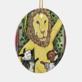 Lion et agneaux, ornement de Noël (Droite)