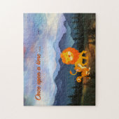 Lion et Kitty Imaginaire Fairy Tale Puzzle (Vertical)