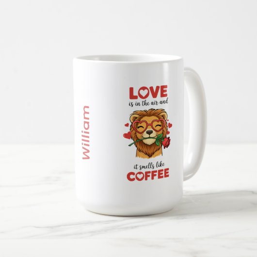 Lion Express Your Love Mug (Devant droit)