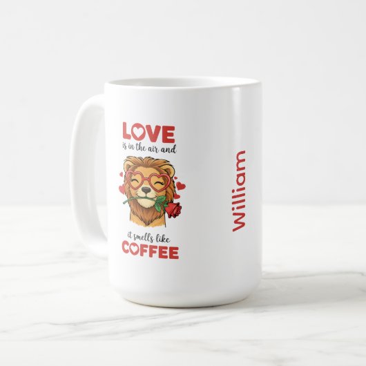 Lion Express Your Love Mug (Devant gauche)