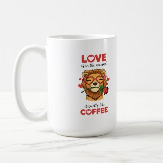 Lion Express Your Love Mug (Gauche)