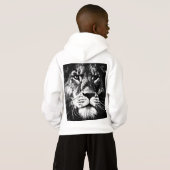 Lion Face Back Imprimer Modèle Enfants Garçons Mod (Dos entier)